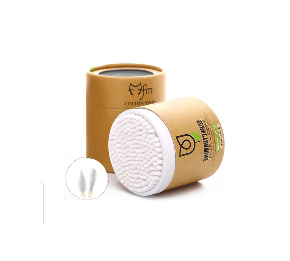 Producto Bastoncillos de algodón biodegradables 200u