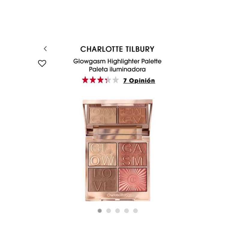 Producto Iluminadores en polvo charlotte tilbury