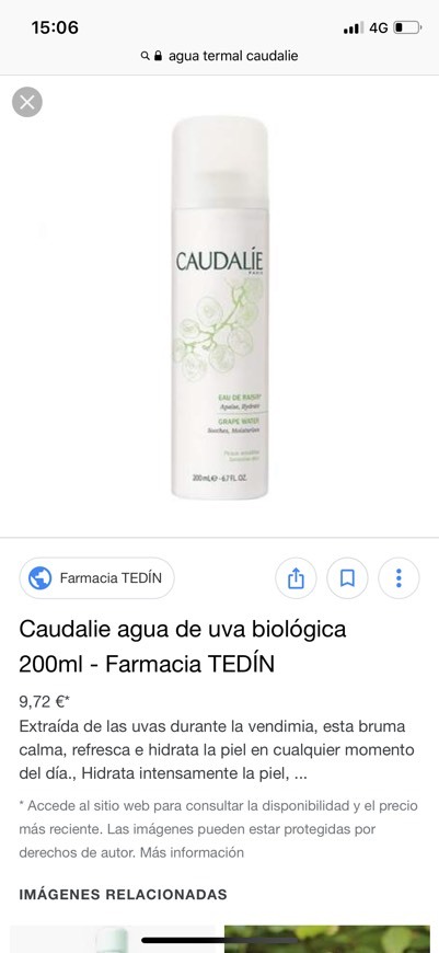 Product Agua de Uva