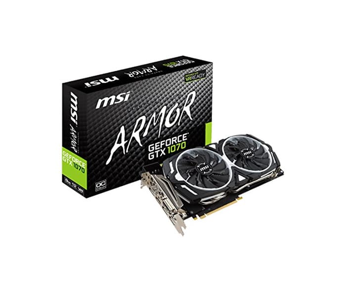 Electrónica MSI GeForce GTX 1070 Armor 8G OC - Tarjeta gráfica