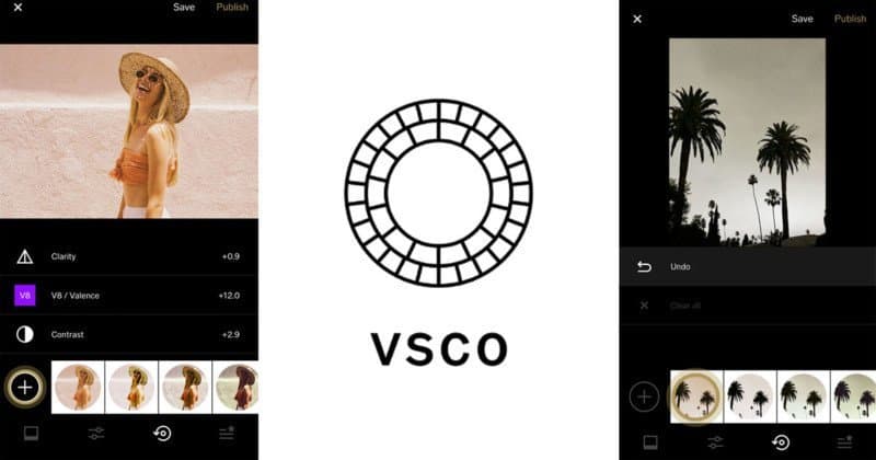 App Aplicativo de edição- VSCO 