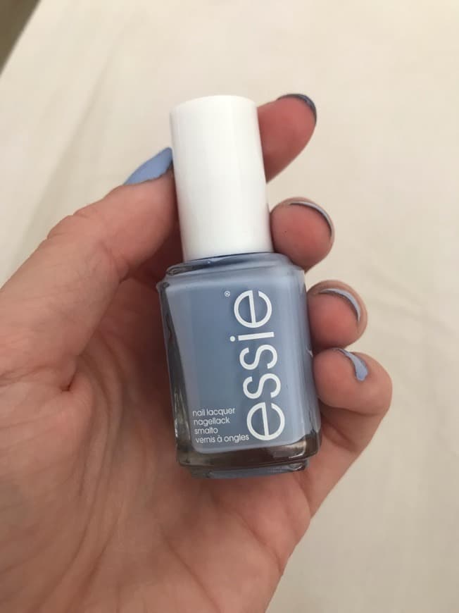 Fashion salt water happy - light blue nail polish & nail color - essie