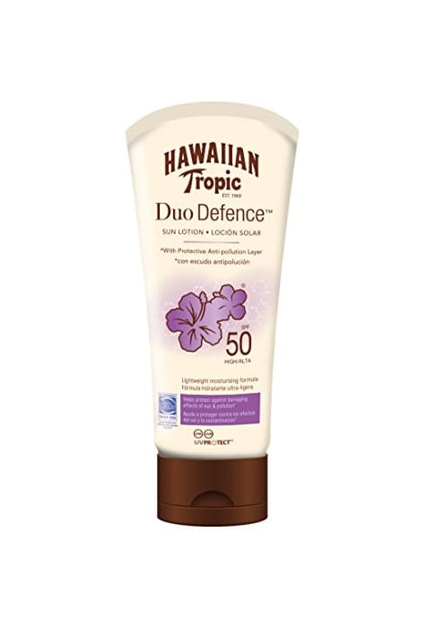 Belleza Hawaiian Tropic Duo Defence - Loción Protectora de los Efectos Dañinos del