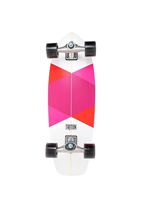 Fitness Carver Triton - Tabla completa de patines de surf con diamante rojo