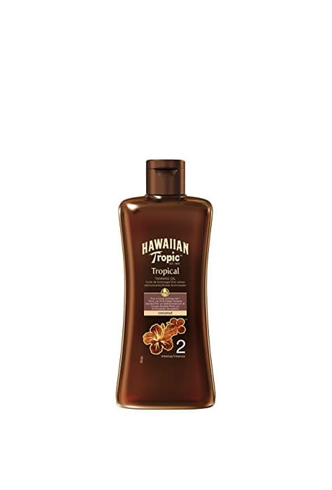 Beauty Hawaiian Tropic Aceite Solar - Aceite bronceador con protección SPF 2