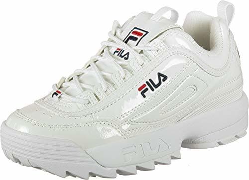 Moda Fila Disruptor M W Calzado White Patent