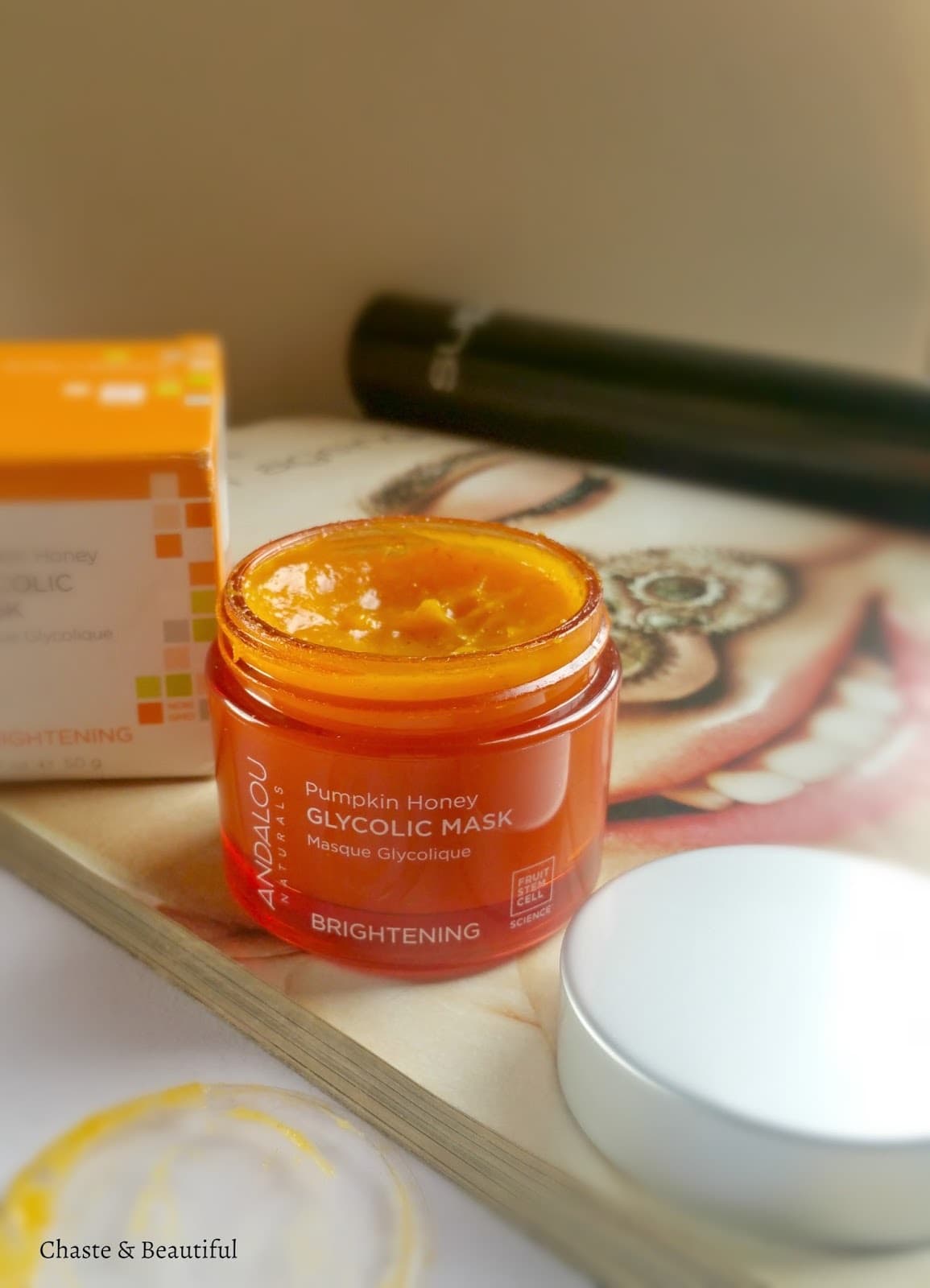 Beauty Pumpkin Honey Glycolic Mask, de Andalou