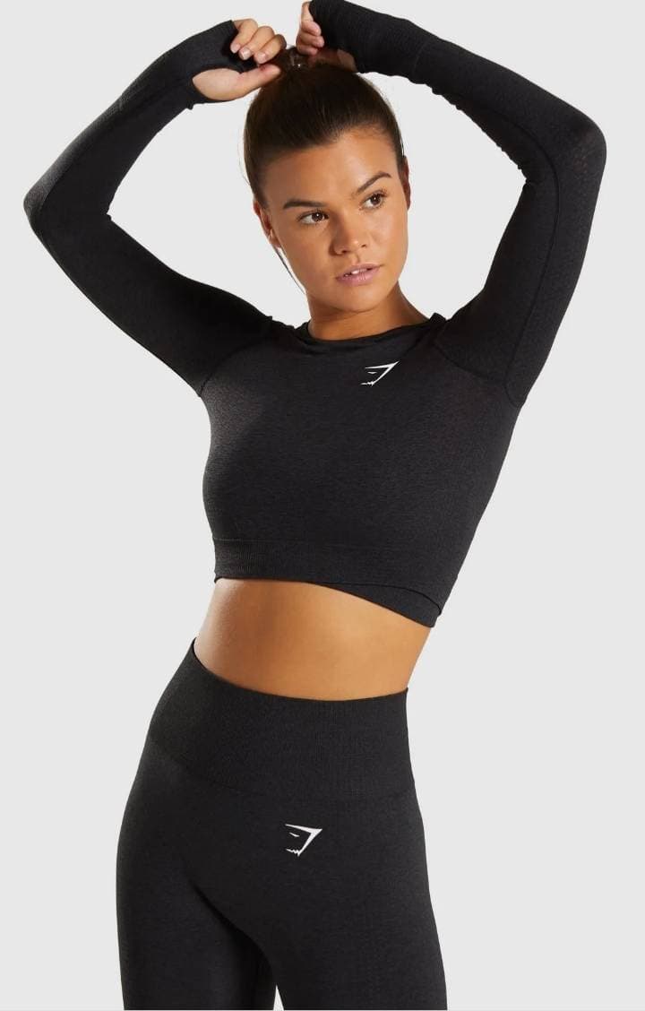 Producto Vital Long Sleeve Crop Top