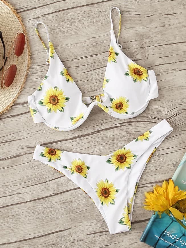 Product Bikini completo girasoles