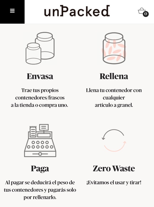 Moda Unpacked - Granel y Zero Waste