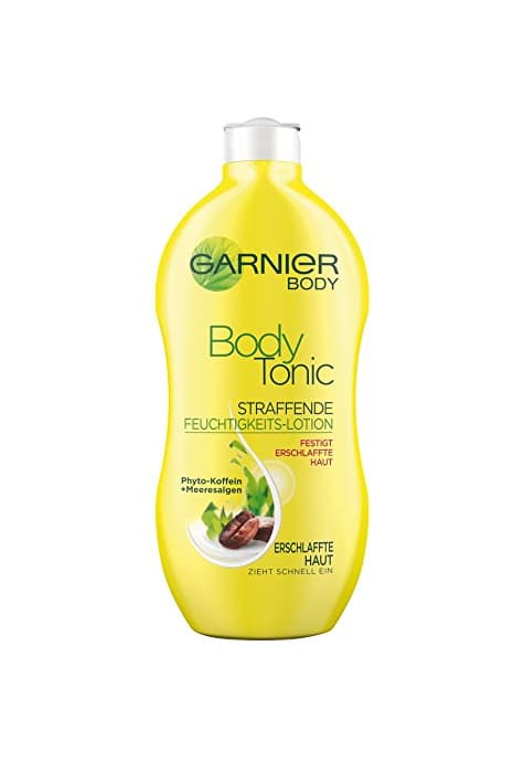 Belleza Garnier Body Tonic Reafirmante algas cafeína loción hidratante