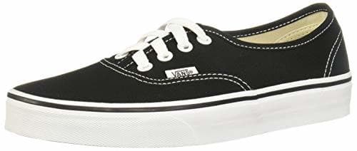 Moda Vans Authentic, Zapatillas de Tela Unisex, Negro