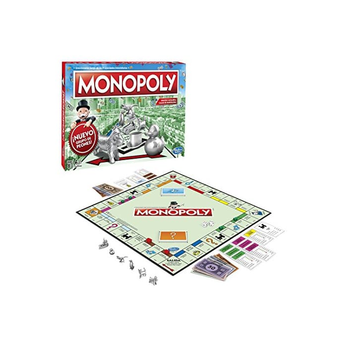 Product Hasbro Gaming Monopoly - Juego de las Propiedades Inmobiliarias, Edición Cataluña, Calles