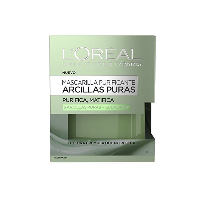 Beauty L'Oreal Paris Dermo Expertise Arcillas Puras Mascarilla Purificante, Tono