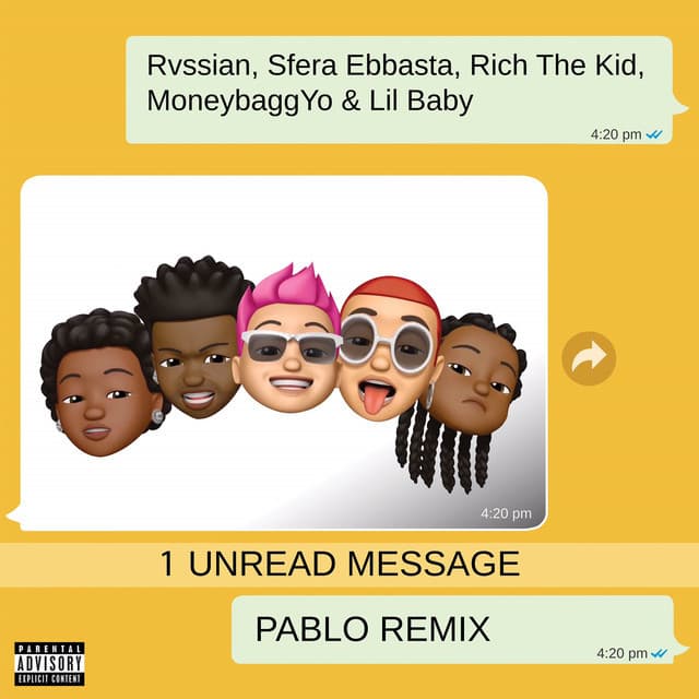 Music Pablo (with Sfera Ebbasta & Rich The Kid feat. Moneybagg Yo & Lil Baby) - Remix