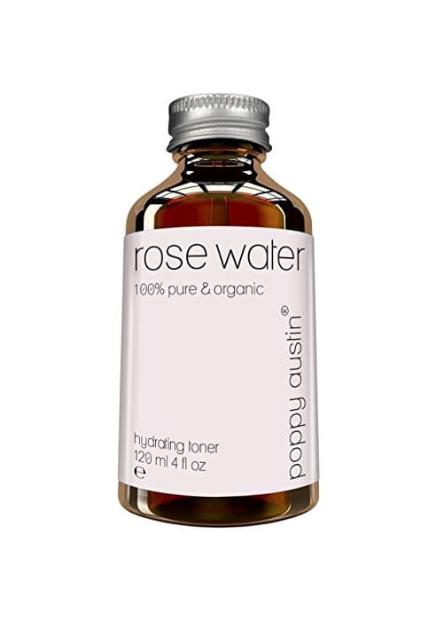 Belleza Agua de Rosa Pura Tónico Facial por Poppy Austin® - Vegan