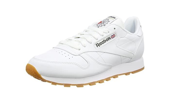 Fashion Reebok Classic Leather - Zapatillas de cuero para hombre, color blanco