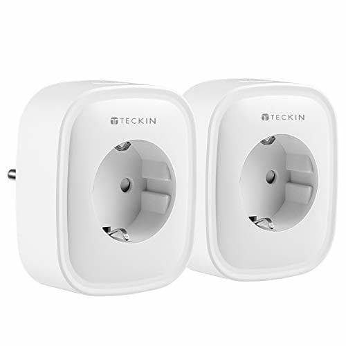 Home Enchufe Inteligente Wifi, Teckin Inalámbrico Smart Mini Monitor de Energía del Zócalo