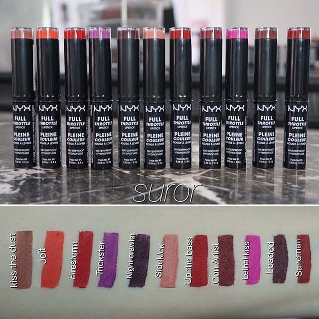 Moda Labial mate Full Throttle Lipstick | NYX Professional Makeup