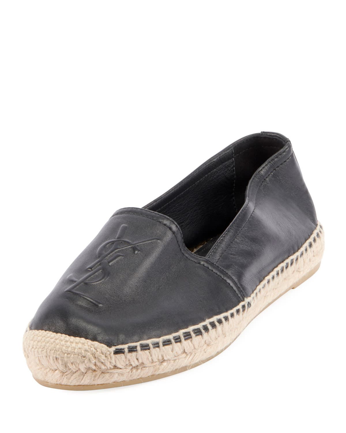 Fashion Saint Laurent leather espadrillas