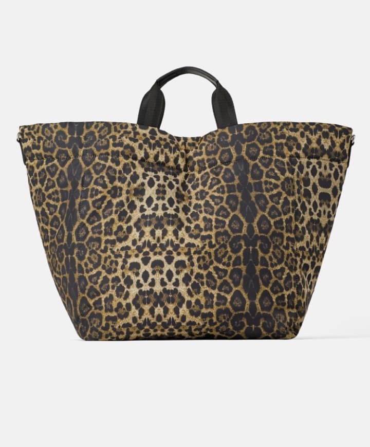 Moda Bolso shopper acolchado leopardo, ZARA