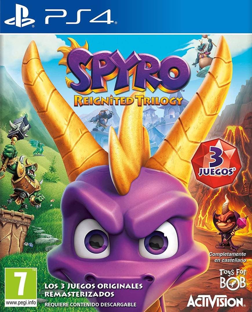 Videojuegos SPYRO the dragon. Trilogía