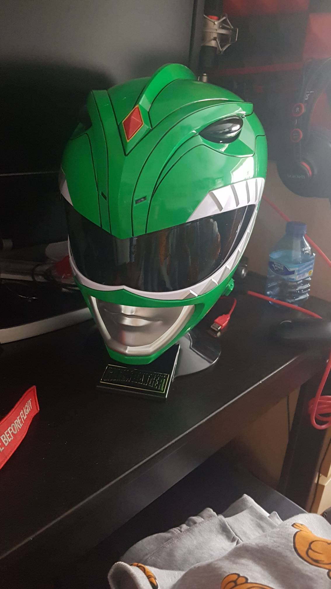 Fashion Power Rangers Mighty Morphin Legacy Ranger Helmet, Green