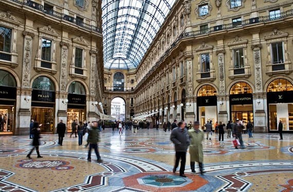 Lugar Galería Vittorio Emanuele II