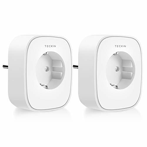 Home Enchufe Inteligente Wifi, Teckin Inalámbrico Smart Mini Monitor de Energía del Zócalo