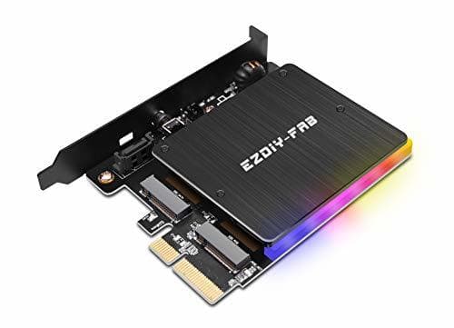 Producto Tarjeta Adaptadora Akasa M.2 PCI-E SATA RGB