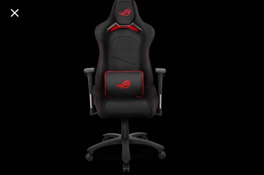 Product The ROG Chariot gaming chair is decked out in RGB lighting