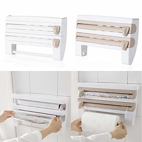 Product FairytaleMM Multifuncional Kitchen Cling Film Sauce Bottle Tissue Storage Rack Sanitario Papel