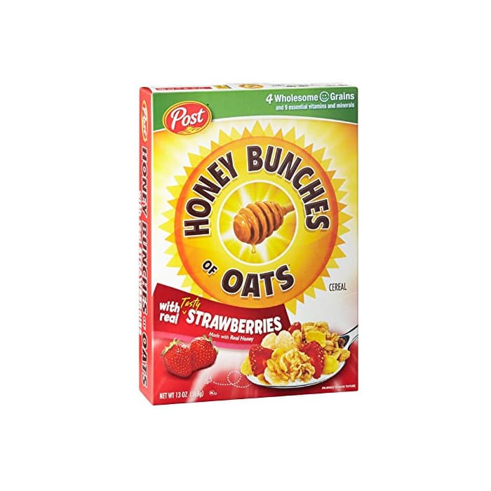 Product Honey Bunches of Oats with Real Strawberries, 13-Ounce Boxes