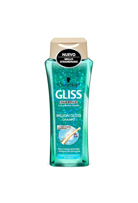 Beauty Schwarzkopf Gliss Million Gloss Champú Para Cabello Apagado Y Sin Brillo