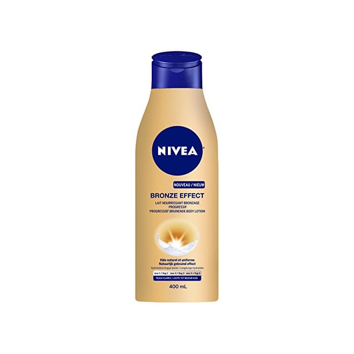 Beauty Leche nutritiva Nivea con efecto bronceado progresivo para pieles claras