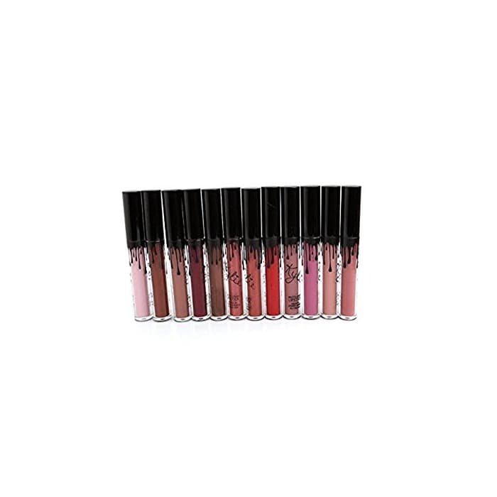 Belleza 12 barras de labios waterproof, de haoza