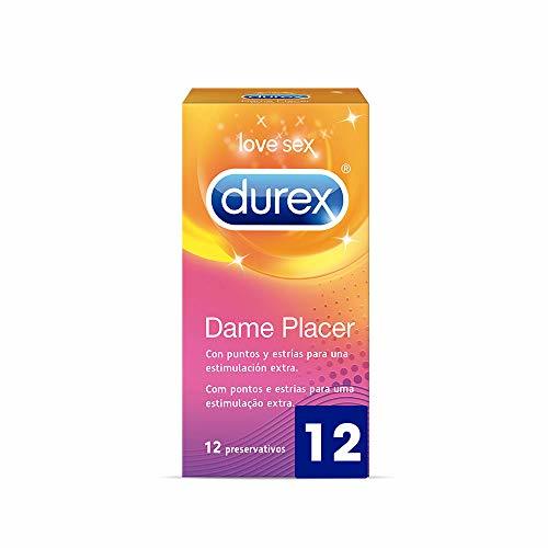 Beauty Durex Dame Placer - Preservativos con Puntos y Estrías