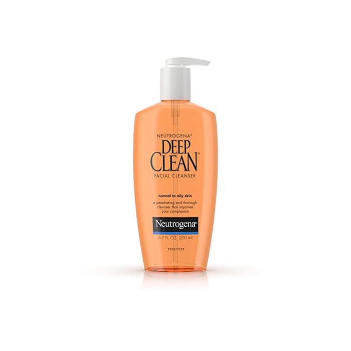 Producto Neutrogena Deep Clean Facial Cleanser, Normal to Oily Skin, 6.7 Ounce