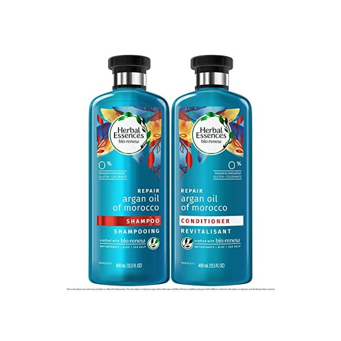 Beauty Champú reparador de aceite de argán de Marruecos Herbal Essences Bio-renew