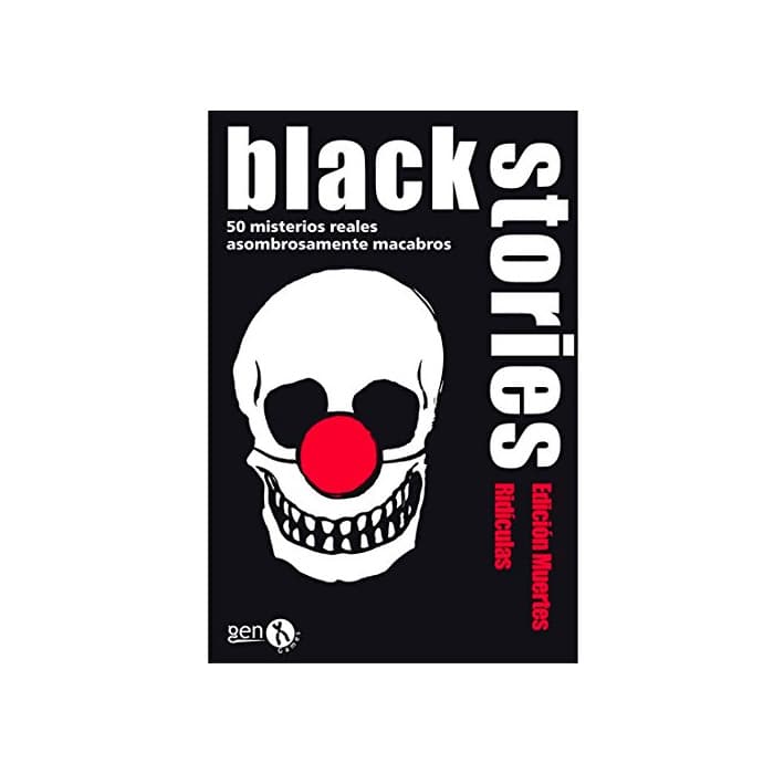 Producto Black Stories - Muertes Ridículas, Juego de Mesa