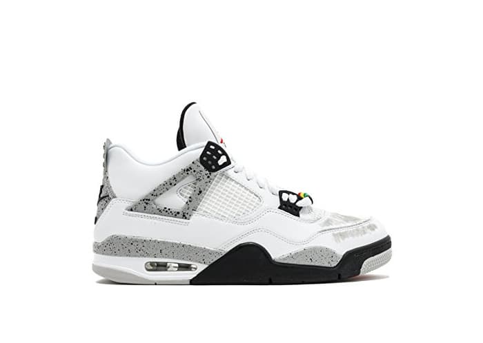 Fashion Nike Air Jordan 4 Retro OG, Zapatillas de Baloncesto para Hombre, Blanco