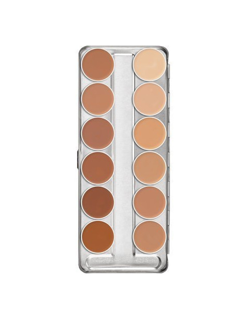 Beauty Kryolan 75004 Dermacolor Camouflage Creme Palette 12 Colors, 4 Color Options: A,