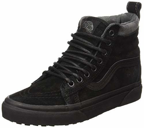 Moda Vans, Zapatillas Altas Unisex Adulto, Negro