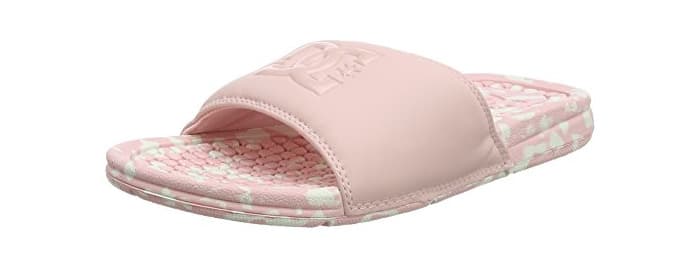 Moda DC Shoes Bolsa LE, Chanclas para Mujer, Rosa