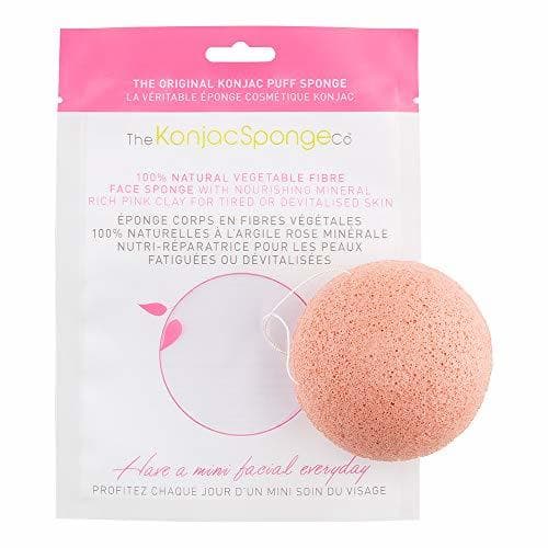 Beauty The Konjac Sponge Co Facial Puff Pink Clay - Esponja Konjac Facial