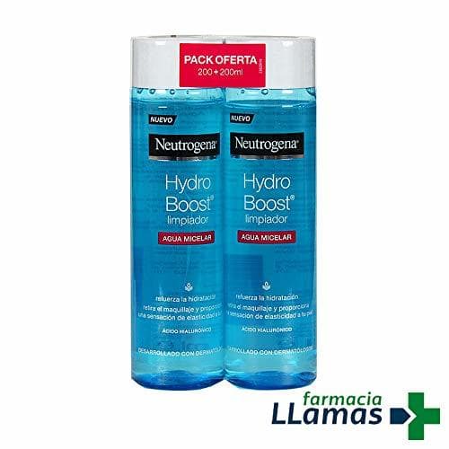 Beauty Neutrogena Hydro Boost agua micelar limpiadora pack duplo 2x200 ml