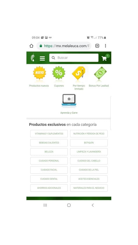 Producto Productos ecológicos y sin toxicos.