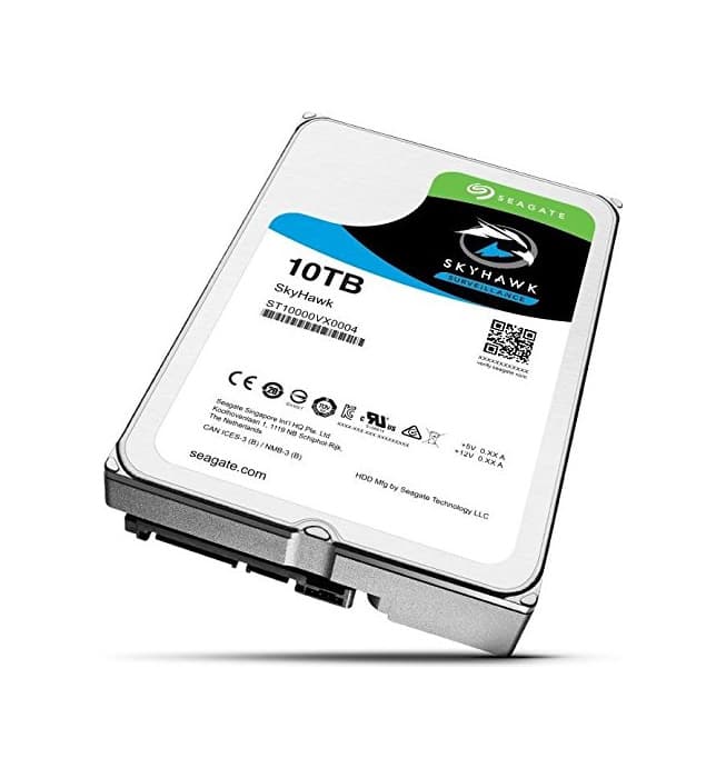 Electrónica Seagate SkyHawk - Disco duro interno de 10TB para 1-64 sistemas de