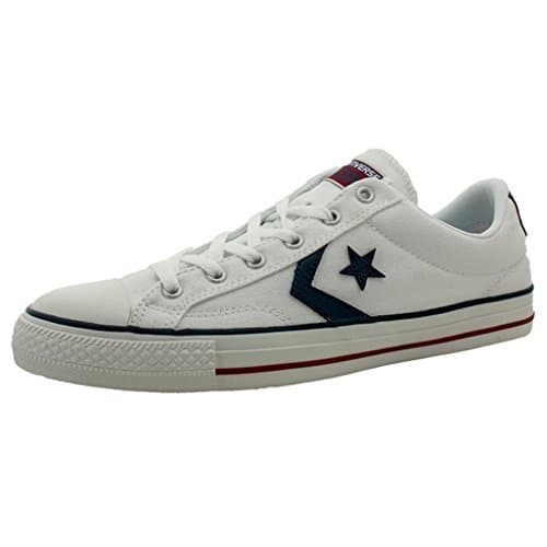 Fashion Converse Star Player Adulte Core Canvas Ox - Zapatillas deportivas, unisex, Blanco