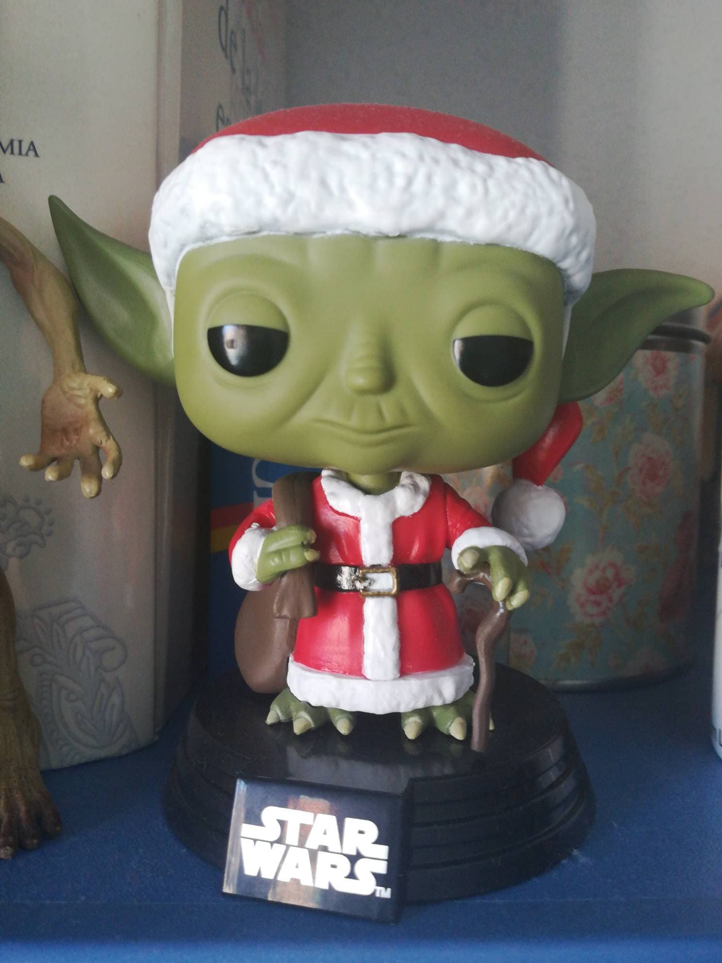 Game Funko – Pop.Color Star Wars Color Holiday Santa Yoda